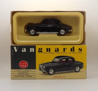 VANGUARDS VA19002 ROVER P4 BLACK MINT BOXED 1:43 — 第 1/4 张图片