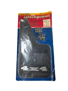 Vintage 1987 Powerflow Custom 4x4 Splash Guards Mud Flaps Made In USA NOS VTG - Picture 1 of 4