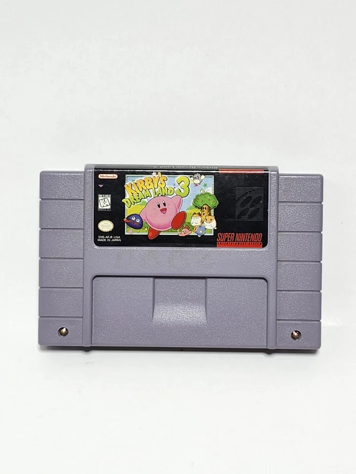 Kirby's Dream Land 3 (Super Nintendo, SNES, 1997) - Authentic! Cleaned & Tested! - Image 1 of 4
