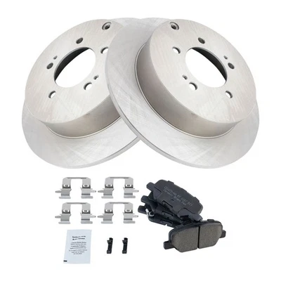 Kit de pastillas de freno trasero y rotor rotor de freno para Mitsubishi Outlander 2013 Foto 1 de 4