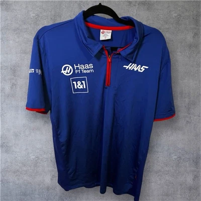 Camisa de miembro de la tripulación emitida por el equipo HAAS F1 real talla XL EUR Foto 1 de 4