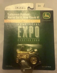 John Deere 730 Diesel Tractor Gold Chase 2008 Houston Expo By Ertl 1/64 Scale - Picture 1 of 4