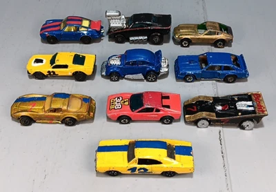 Lote de 10 coches diecast vintage pintados para niños Foto 1 de 4