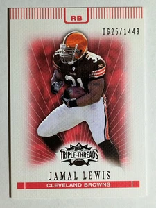 2007 Topps Triple Threads #48 Jamal Lewis - Foto 1 di 2