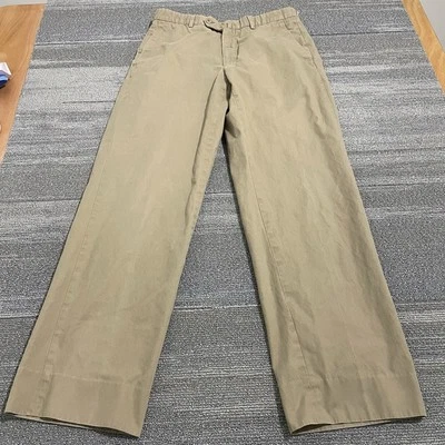 Брюки мужские Ermenegildo Zegna 32x30 бежевые хаки облачные хлопчатобумажные брюки Chinos - Изображение 1 из 4