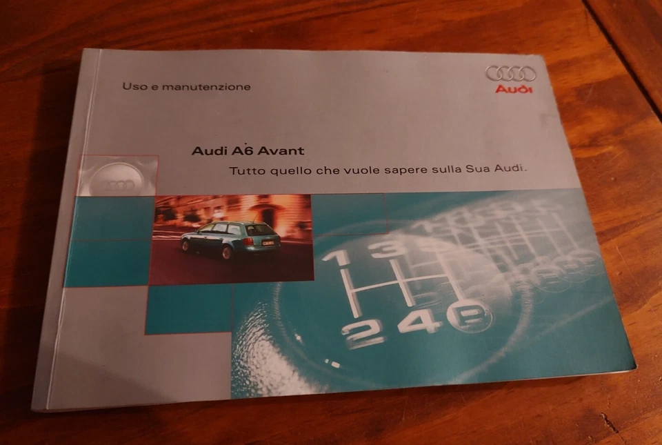 Manuale Uso E Manutenzione Audi A6 Avant - Immagine 1 di 3