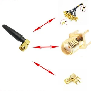 Antenne Radio WIFI Bluetooth 2.4G, Gain 2,5 db, connecteur mâle SMA - Afbeelding 1 van 11