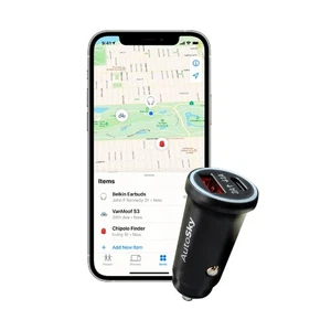 AutoSky KFZ Ladegerät mit GPS Tracker kompatibel mit Apple Wo ist iPhone Auto - Bild 1 von 10