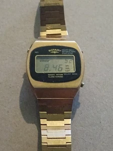VINTAGE 1970'S ? SWISS MADE ROTARY QUARTZ TRITIUM WATCH Lcd Digital Project ?? - Picture 1 of 24