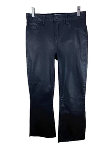 Jean negro acampanado recortado tiro alto Kendra L'Agence para mujer talla 26 (2) - Imagen 1 de 6