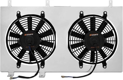 Mishimoto MMFS-240-95KA Silver Fan Shroud For 1995-98 KA Engine Nissan 240SX - Image 1 of 2