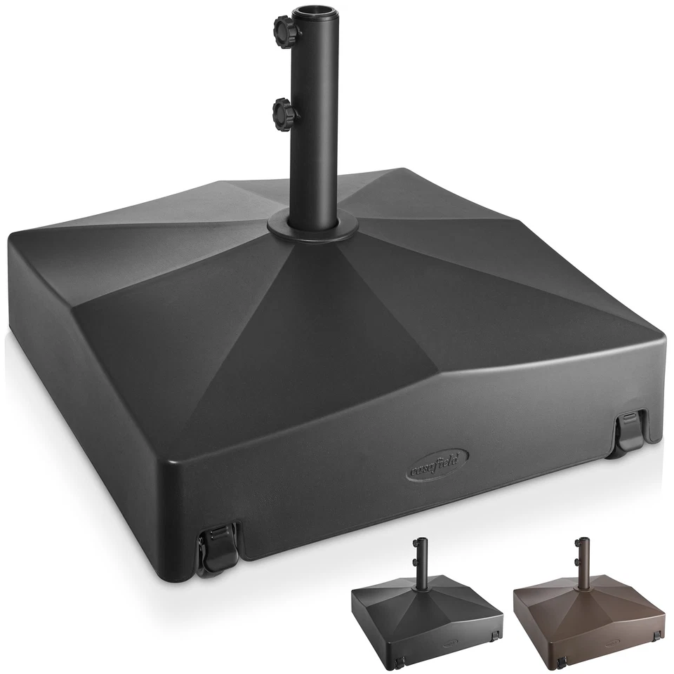 露台伞架带轮子,131 磅可填充伞架,24 — 第 1/1 张图片