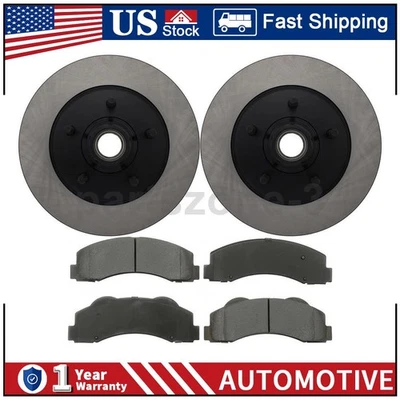 Pastilla de freno de rotor de freno delantero 3 piezas para Ford Lobo 4,6 L 2010, para Ford Lobo 5,4 L 2010 Foto 1 de 4