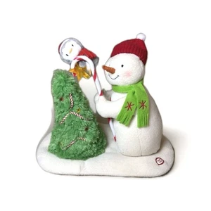 Árbol de peluche Hallmark Jingle Pals 2010 animado cantando muñeco de nieve y pingüino - Imagen 1 de 5