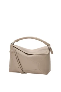 LOEWE Puzzle Medium Edge $4100 Clay Leather Handbag New & Authentic - Picture 1 of 4