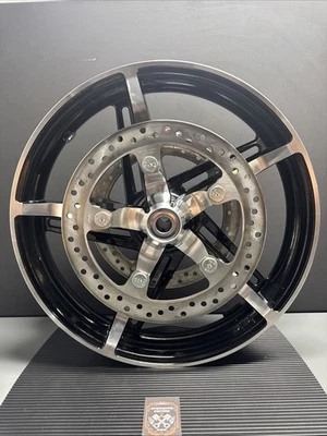 Harley-Davidson Road Glide Helix 2024 rueda delantera 19 x 3,5" 43300926 con rotores #3 Foto 1 de 4