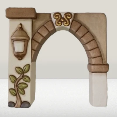Arco portale con lanterna presepe Thun Giubileo 2025 pezzi - LIMITED EDITION - Immagine 1 di 2