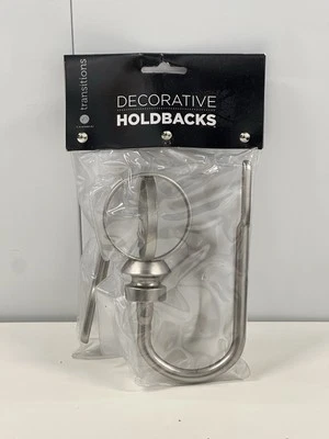 🆕Retenciones decorativas Cambria Transitions| Diseño de jaula de pájaros de anillos|Níquel cepillado Foto 1 de 4