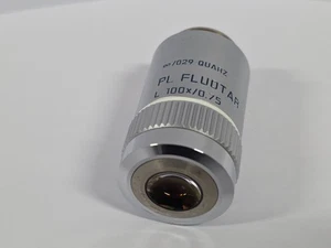 LEICA PL FLUOTAR L 100X / 0.75 ∞/029 Objective Lens 100036 - Picture 1 of 17