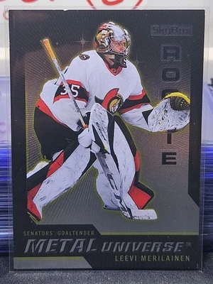 23-24 Skybox Metal Universe Leevi Merilainen Retro Rookie 🚨🚨🚨 Ottawa Senators - Image 1 of 2