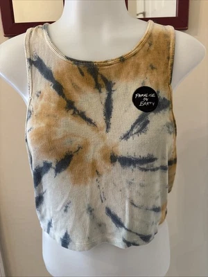 VOLCOM OBX Outer Banks Netflix Woman’s Tye Dye Tank Top Logo Beachy CUTE - Image 1 of 4