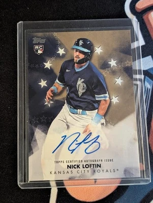 2024 Topps Series 1 - Baseball Stars Autographs Nick Loftin #BSA-LOF (AU, RC) - Image 1 of 2