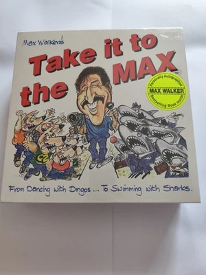 Max Walker’s Take It To The Max Game (1994) + SIGNED Autograph Book - image 1 of 3