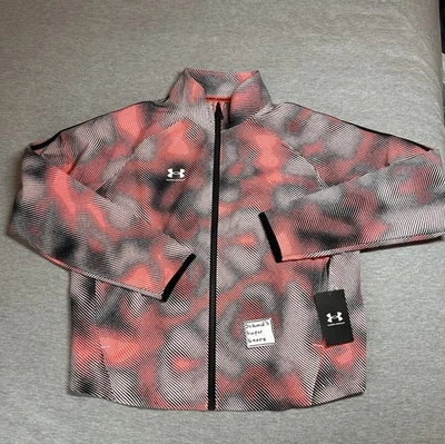 Chaqueta deportiva Under Armour para mujer S Challenger Pro estampada con cremallera beta blanca nueva con etiquetas Foto 1 de 4