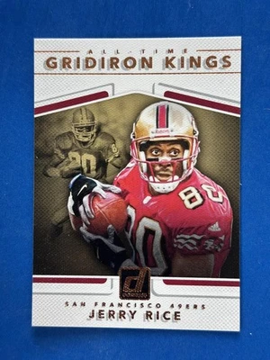 Donruss All-Time Gridiron Kings #7 Jerry Rice San Francisco 49ers 2017 Foto 1 de 2