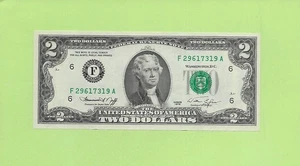 1976 ..UNCIRC $2  F 2961 7319 A .... 1976 $2  F-A       NICE NOTE          FRN - Picture 1 of 2