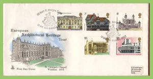 G.B. 1975 Architecture set Mercury First Day Cover, St George's Chapel, Windsor - Picture 1 of 1