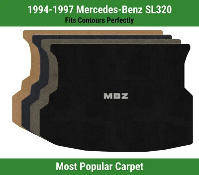 Alfombra de maletero Lloyd Ultimat para Mercedes-Benz SL320 '94-97 con apliques MBZ Foto 1 de 4