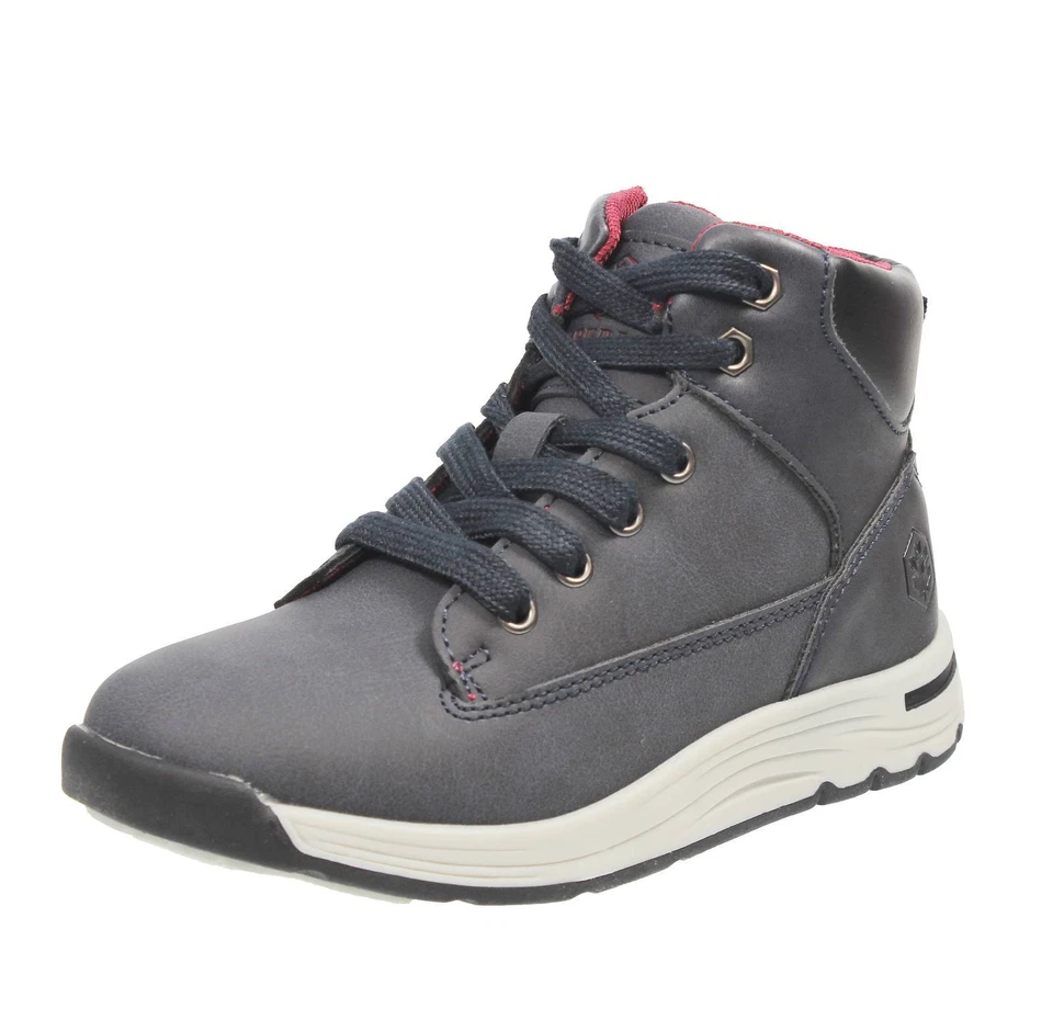 Lumberjack Colby - Scarponcini Con Cerniera Blu - Junior Scarpe Bambino - Immagine 1 di 1