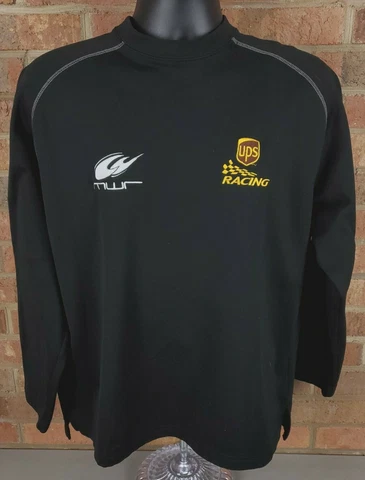 UPS Michael Waltrip Racing Team Issued Nascar Long Sleeve Shirt Mens Large Cover