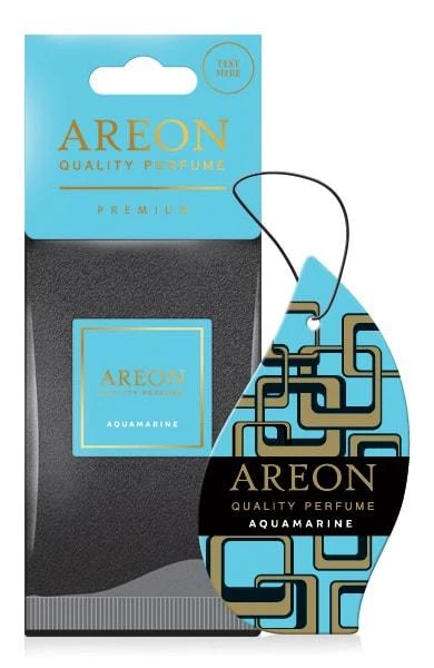 AREON Premium Car Air Freshener Quality Perfume (Pack of 3) Aquamarine Scent - Image 1 of 1