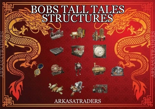🔥ARK Survival Ascended OFFICIAL PVE - BOBS TALL TALES STRUCTURES - Image 1 of 1
