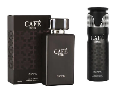 Cafe Noire Eau de Parfum for Men 100ml + Body Spray 200ml Herren Parfüm Männer - Bild 1 von 3