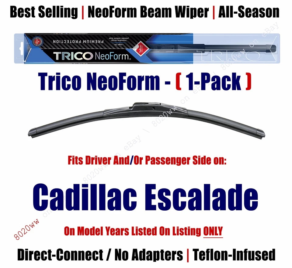 Super Premium NeoForm Wiper 刀片(数量 1)适合 2009+ 凯迪拉克凯雷德 - 16220 — 第 1/1 张图片