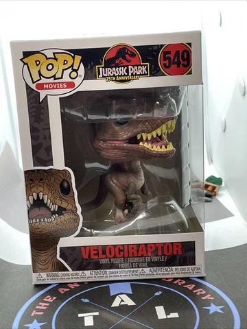 Funko Pop! Jurassic Park 25th Anniversary. #549 Velociraptor Cover