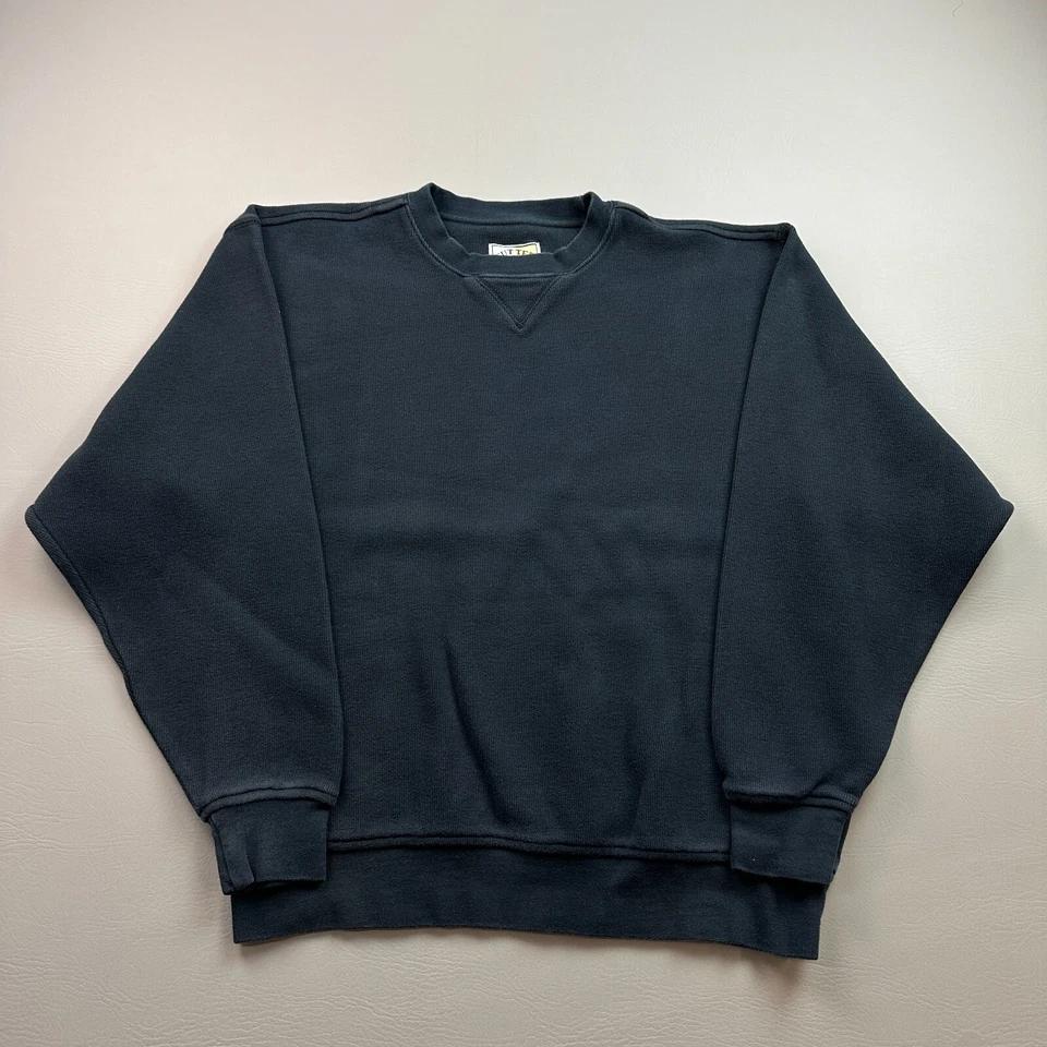 Vintage Cutter and Buck Sweatshirt Mens Large Black Crewneck Pullover Golf 90s - Image 1 of 4