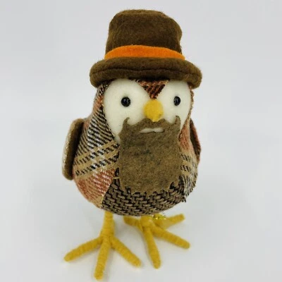 Copper 2017 Target Spritz Felt Bird Decor Collection Thanksgiving Fall Plaid - Image 1 of 4