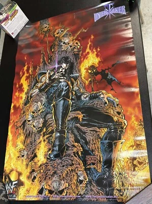 Póster de colección WWF 1999 Chaos Comics Undertaker #4 Titan Sports Inc RARO Foto 1 de 4