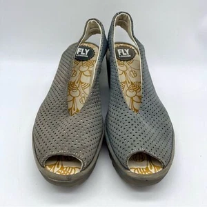 Fly London Yazu sandali con zeppa slingback grigio classico 38 - Foto 1 di 7