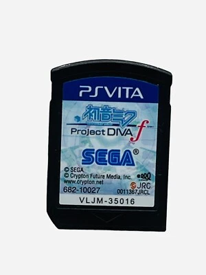 Hatsune Miku Project DIVA f PS Vita Game Sony Japan Import Authentic SEGA HTF JP - Image 1 of 2