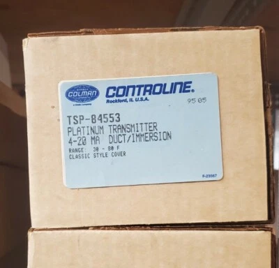 *NEW OLD STOCK* Barber Colman TSP-84553 Platinum Transmitter - Image 1 of 2