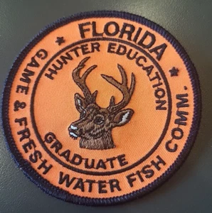 Florida Hunter and Bowhunter Education Graduate patch Game & Fresh Water Fish - Picture 1 of 1