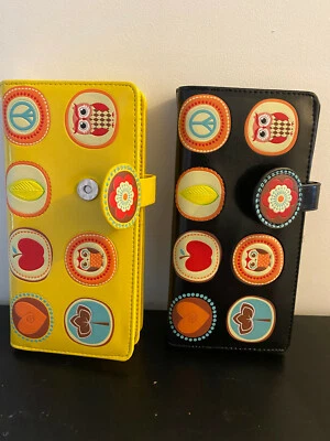 Cartera, ShagWear Grande (Nueva) Cartera con Bolsillo con Cremallera "Patrón Búho" Foto 1 de 3