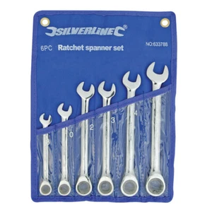 Fixed Head Ratchet Spanner Set 6pce 8 - 17mm - Task - 658071 - Picture 1 of 8