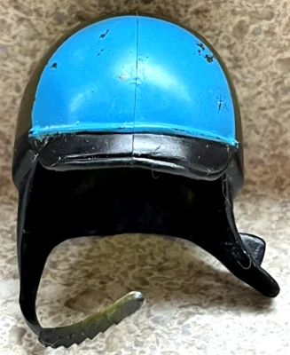 "Casco de policía de motocicleta vintage 1974 Mego CHiPs ponch Jon Baker para figuras de 8""" Foto 1 de 4