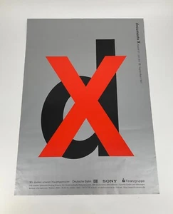 *PLAKAT DOCUMENTA 10 KASSEL 1997 AUSSTELLUNG BÜRO X CARL VON OMMEN POSTER - Bild 1 von 8
